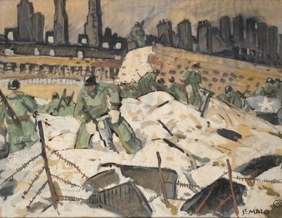 Mathurin MEHEUT - 1882-1958
SAINT-MALO, LES...