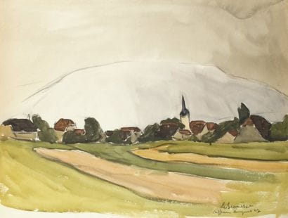 Maurice LE SCOUËZEC - 1881-1940
LE VILLAGE,...