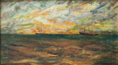 Benito QUINQUELA-MARTIN 1890-1977
BATEAU...