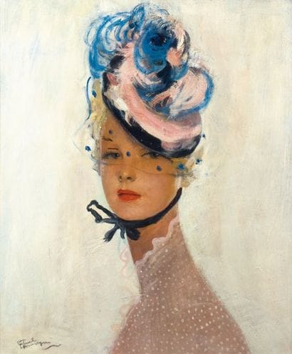 Jean-Gabriel DOMERGUE - 1889-1962
PORTRAIT...