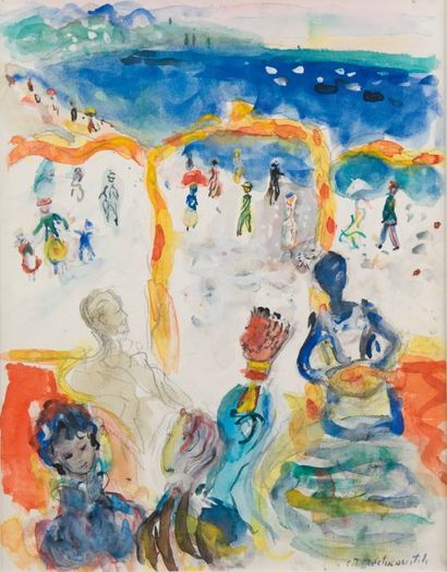 Constantin TERECHKOVITH - 1902-1978
PLAGE...