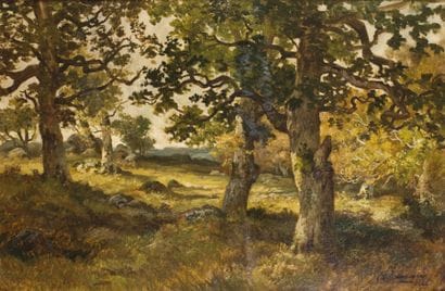 Charles-Ferdinand CERAMANO 1829-1909
FORÊT...