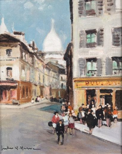 Jules-René HERVÉ - 1887-1981
MONTMARTRE,...
