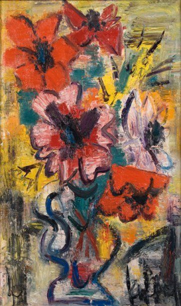 GEN PAUL - 1895-1975
VASE DE FLEURS Huile...