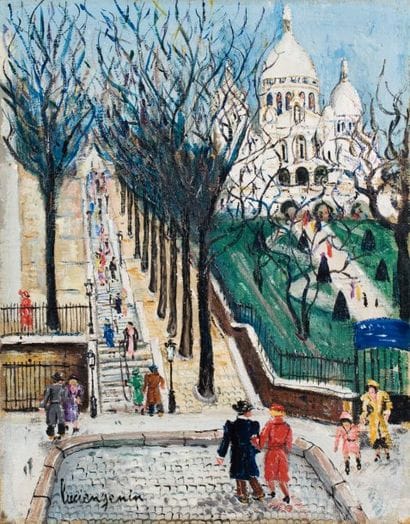Lucien GÉNIN - 1894-1953
PARIS, LES ESCALIERS...