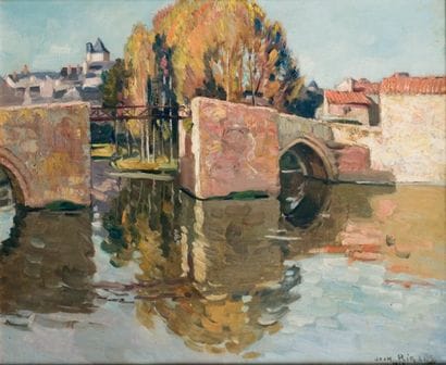 Jean RIGAUD - 1912-1999
BORD DE RIVIÈRE À...