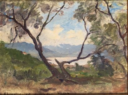 Henri HARPIGNIES - 1819-1916
VUE D'UN PETIT...