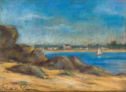 Paul-Émile PISSARRO - 1884-1972
PETIT VOILIER...
