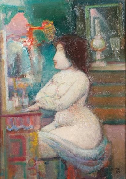 Blasco MENTOR - 1918-2003
DEVANT LE MIROIR,...