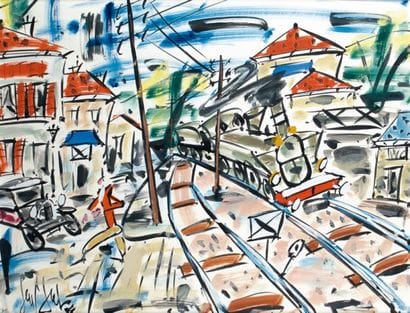 GEN PAUL - 1895-1975
LE TRAIN ET L'HÔTEL...