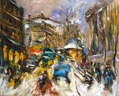 Michel CALVET, né en 1956
PARIS, LE BOULEVARD...