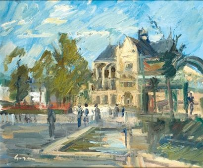 Pierre GOGOIS, né en 1935
PARIS, L'ÉGLISE...