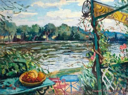 Franck INNOCENT - 1912-1983
GUINGUETTE EN...