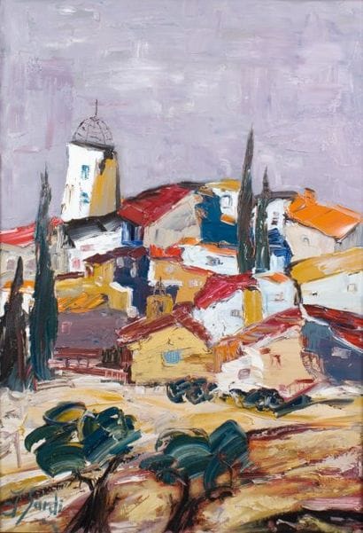 Jean SARDI, né en 1947
VILLAGE PROVENÇAL...