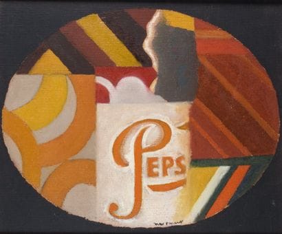 Max PAPART - 1911-1994
PEPS Huile sur toile...