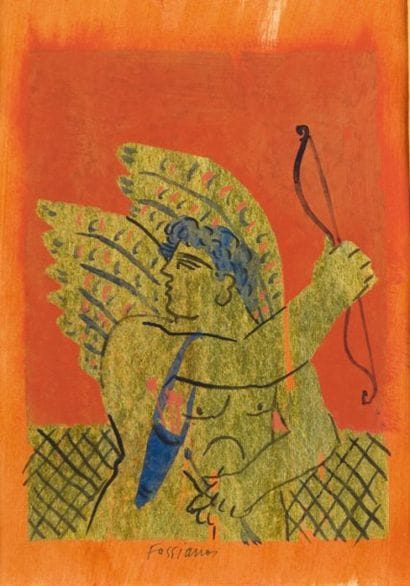 Alexandre FASSIANOS, né à Athènes en 1935
L'ARCHER...