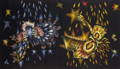 Jean LURÇAT - 1892-1966
LES PAPILLONS Tapisserie...