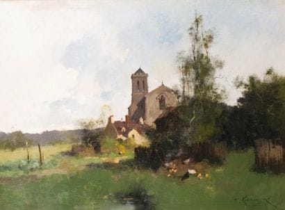 Eugène GALIEN-LALOUE - 1854-1941
L'ÉGLISE...