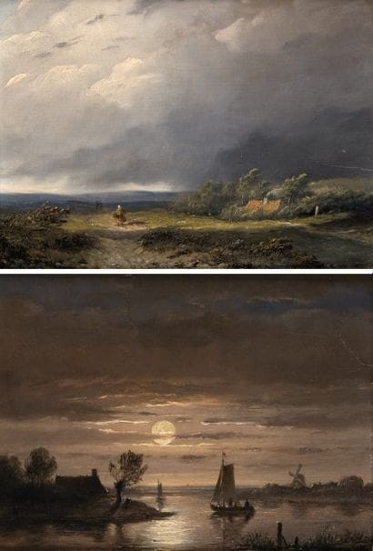 Anthonie-Jacobus Van WYNGAERDT - 1808-1887
PAYSAGES...