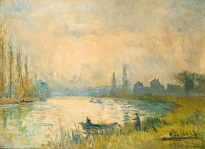 Albert LEBOURG - 1849-1928
BORD DE SEINE...