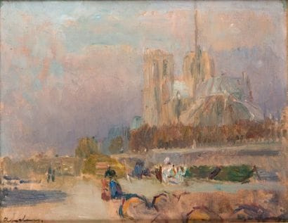 Albert LEBOURG - 1849-1928
PARIS, LES QUAIS...