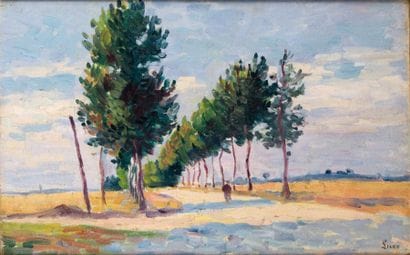 Maximilien LUCE - 1858-1941
CHEMIN À MÉREVILLE...