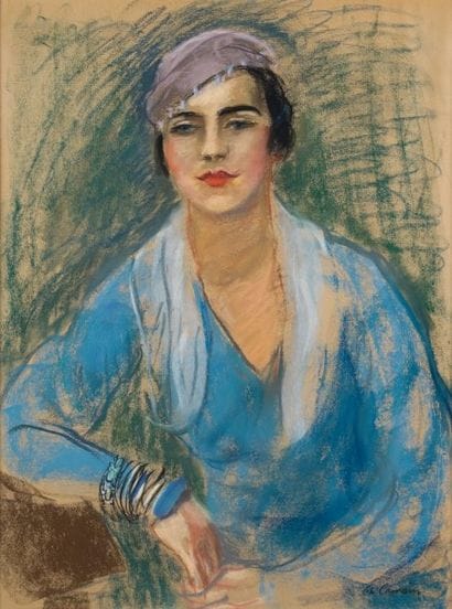 Charles CAMOIN - 1879-1965
PORTRAIT DE FEMME...