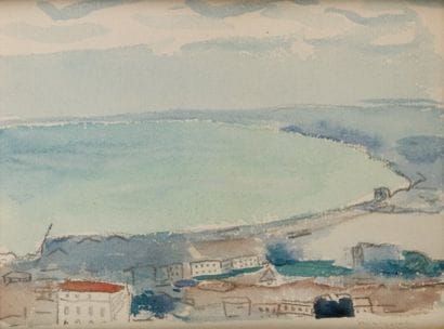 Albert MARQUET - 1875-1947
LA BAIE D'ALGER,...