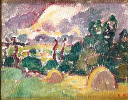 Louis VALTAT - 1869-1952
PAYSAGE D'ÉTÉ Huile...