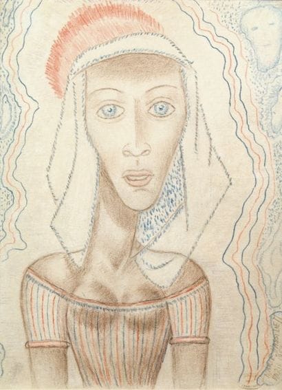 Marie VASSILIEFF - 1897-1958
AUTOPORTRAIT...
