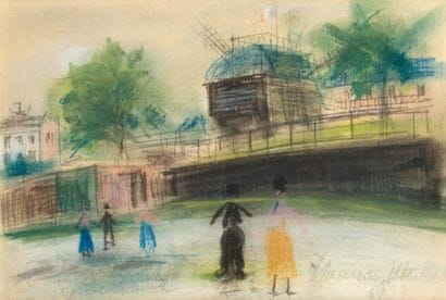 Maurice UTRILLO - 1883-1955
MONTMARTRE, LE...