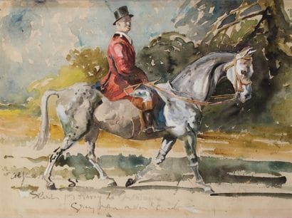 Alfred James MUNNINGS - 1879-1959
PORTRAIT...