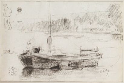 Albert LEBOURG - 1849-1928
LE PETIT VOILIER...