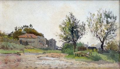Edmond PETITJEAN - 1844-1925
L'ENTRÉE DU...