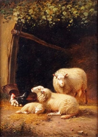 Joseph van DIEGHEM - 1843-1885
LA FERME,...