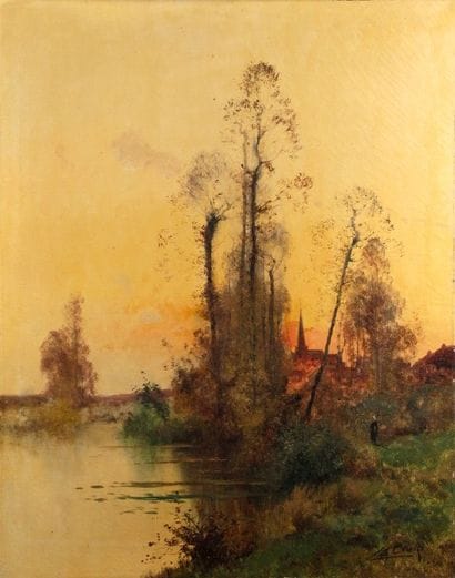 Charles CLAIR - 1860-1930
LEVER DU SOLEIL...
