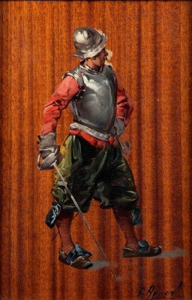 Georges APPERT - 1850-1934
LE MOUSQUETAIRE
Huile...