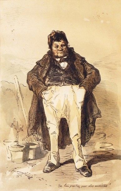 Paul GAVARNI - 1804-1866
NE LUI PARLEZ PAS...