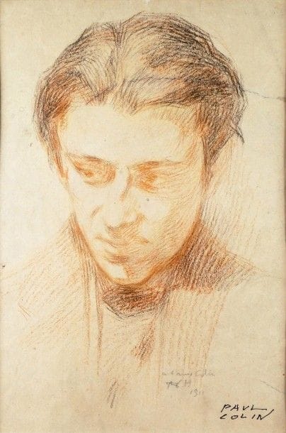 Paul COLIN - 1892-1985
PORTRAIT D’HOMME,...