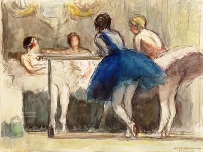 Charles JODELET - 1883-1969
LES BALLERINES,...