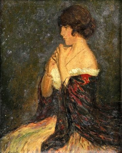 Gabriel Émile NICOLET - 1856-1921
LA BOUDEUSE
Huile...