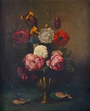 Germain RIBOT - 1845-1893
VASE DE FLEURS
Huile...