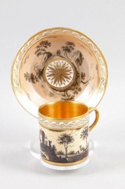 PORCELAINE DE PARIS, MANUFACTURE de la REINE...