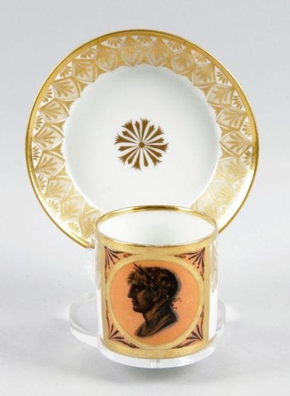 PORCELAINE DE PARIS, MANUFACTURE de la REINE...