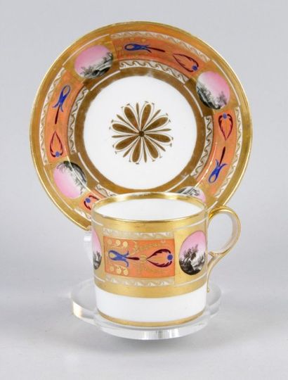 Porcelaine de Paris, époque Empire
TASSE...