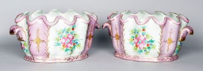 PORCELAINE de PARIS, XIXe siècle
PAIRE DE...