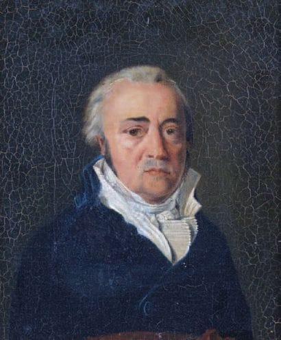 ÉCOLE FRANÇAISE, vers 1820
Portrait d'homme...
