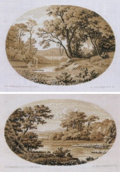 F. FURNION et Cie à Lyon
Paire de tableaux...
