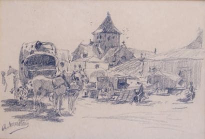 Alphonse MURATON (1824-1911)
La place du...