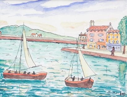 Élisée MACLET - 1881-1962

LA MAISON ROUGE
Aquarelle...
